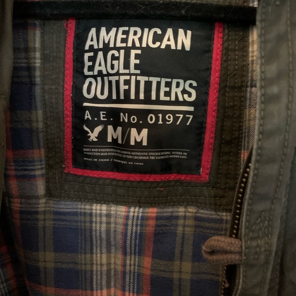 American Eagle Men’s Military Style Jacket - Picture 3 of 6